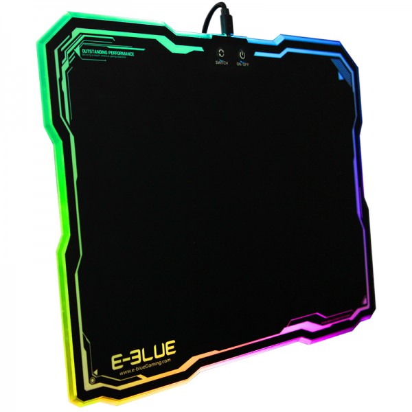 Tapis de souris GENERIQUE Tapis de Souris Gamer Lumineux Tapis de souris LED  Light, Gaming Mouse Pad avec LED Rétro-Eclairage RVB avec câble USB,  300*800*4