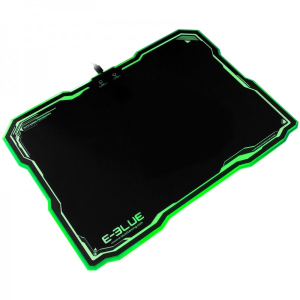 Tapis de souris Gamer avec rétro-éclairage RGB LED - E-BLUE - EMP013BKAA-IU  - Tapis de souris - Achat & prix