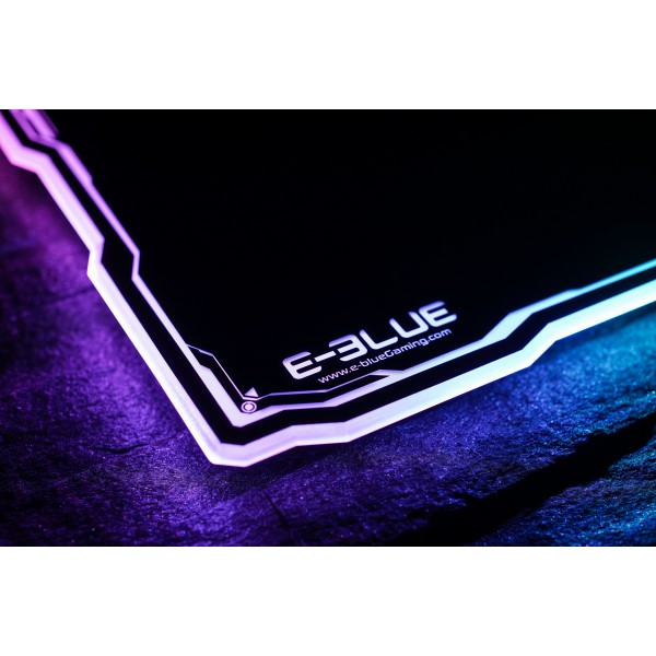 Tapis de Souris Gamer Lumineux Tapis de souris LED Light, Gaming Mouse Pad  avec LED Rétro-Eclairage RVB avec câble USB, 780x 300 x 4