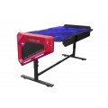 Bureau Gamer Rétro Eclairé RGB – E-BLUE - EGT003BKAA-IA pour Gaming et Arènes E-Sport