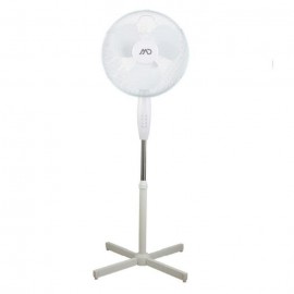 Ventilateur sur pied MD HOMELECTRO - MF18W - Diamètre 40cm - Puissance 40W - 3 Vitesses - Blanc