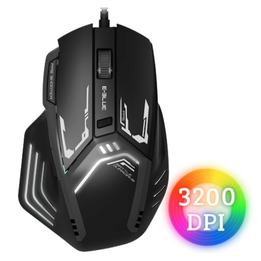 Souris Gamer Ergo Comfort E-BLUE - EMS656BKUS-IU