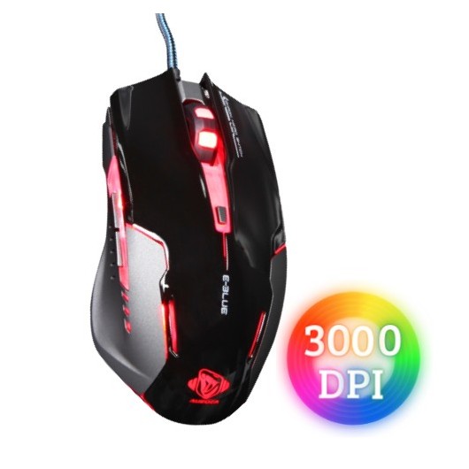 Souris Gaming 6D - E-BLUE - EMS607BKAA-IU - Auroza G